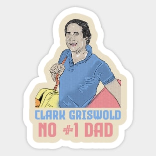 Clark griswold No #1 Dad Sticker